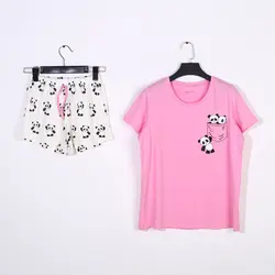 تیشرت و شلوارک زنانه طرح پاندا ( سایز 36 تا 44 ) | تخفیف تا 70 درصد در فروشگاه