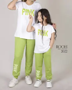 بلوز شلوار دخترانه_طرح pink ( 6 تا 10 سال ) | فروشگاه لباس بچه گانه هپی لند | دخترانه | پسرانه | نوزاد | مردانه | زنانه | تخفیف | خرید اینترنتی لباس ارزان