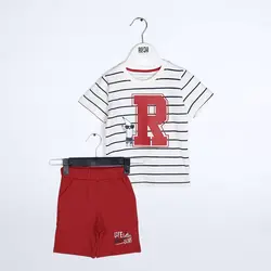 تیشرت و شلوارک پسرانه ( 2 تا 6 سال ) | فروشگاه لباس بچه گانه هپی لند | دخترانه | پسرانه | نوزاد | مردانه | زنانه | تخفیف | خرید اینترنتی لباس ارزان