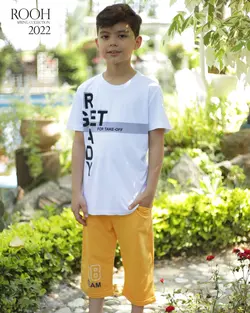 شلوارک تک پسرانه طرح 98 ( 6 تا 10 سال )