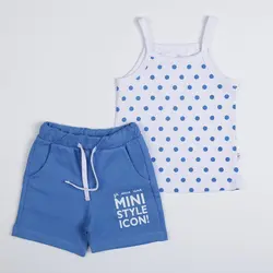 تاپ و شلوارک دخترانه ( 2 تا 6 سال ) | فروشگاه لباس بچه گانه هپی لند | دخترانه | پسرانه | نوزاد | مردانه | زنانه | تخفیف | خرید اینترنتی لباس ارزان