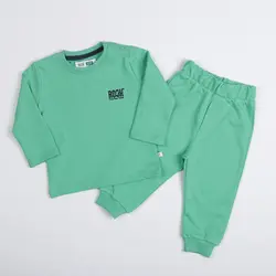 بلوز وشلوار طرح ROOH پسرانه_ست خانواده ( 9 تا 24 ماه )