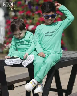 بلوز وشلوار طرح minicool پسرانه_ست خانواده( 2 تا 6 سال )