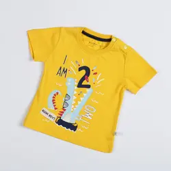 تیشرت پسرانه طرح تمساح ( 9 تا 24 ماه )