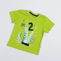 تیشرت پسرانه طرح تمساح ( 9 تا 24 ماه )