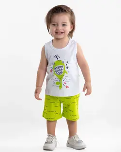 تاپ وشلوارک پسرانه طرح نهنگ ( 9 تا 24 ماه )