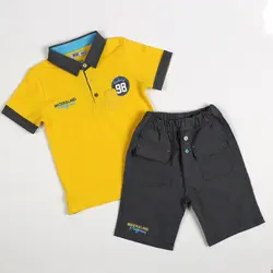 پلوشرت و شلوارک پسرانه طرح 98 ( 2 تا 6 سال )