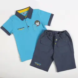 پلوشرت و شلوارک پسرانه طرح 98 ( 2 تا 6 سال )