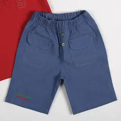 پلوشرت و شلوارک پسرانه طرح 98 ( 2 تا 6 سال )