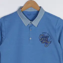 پلوشرت یقه دار پسرانه آستین بلند ( 10 تا 14 سال )