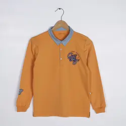 پلوشرت یقه دار پسرانه آستین بلند ( 10 تا 14 سال )