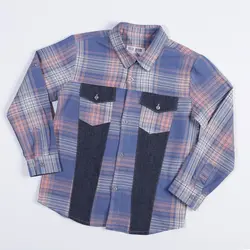 شومیز پسرانه طرح چهارخانه ( 6 تا 10 سال )