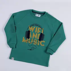 بلوز تک پسرانه طرح هدفون ( 2 تا 6 سال )