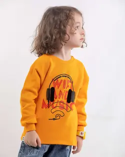 بلوز تک پسرانه طرح هدفون ( 2 تا 6 سال )