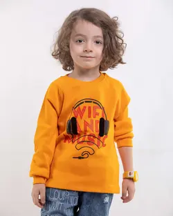 بلوز تک پسرانه طرح هدفون ( 2 تا 6 سال )