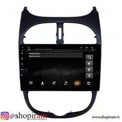 مانیتور اندروید پژو 206 پاواسونیک مدل mtk – مولتی مدیا فابریک پژو 206