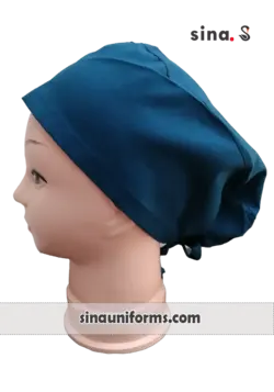 کلاه جراحی رنگ آبی نفتی