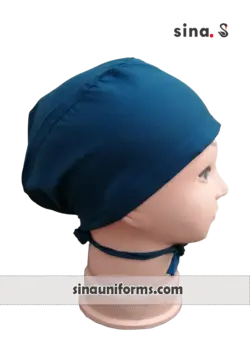 کلاه جراحی رنگ آبی نفتی