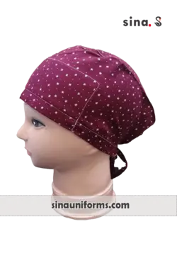 کلاه جراحی طرح دار ستاره زرشکی
