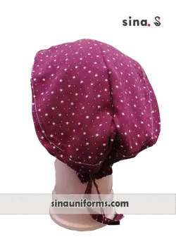 کلاه جراحی طرح دار ستاره زرشکی