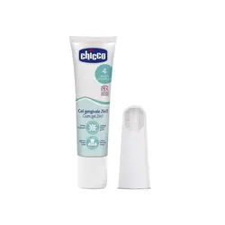 ژل تکین دهنده به همراه مسواک انگشتی  چیکو chicco