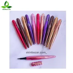 خط چشم ماژیکی مشکی مات و روان پوکه کروم کد:082