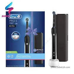 مسواک برقی اورال بی مشکی مدلPro 750 +کیف مسافرتی