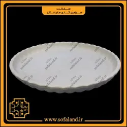 سینی لب تره گرد سفالی سفالند