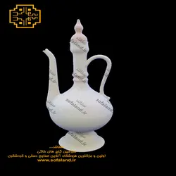 گلابدان تک پایه سلطنتی سفالی