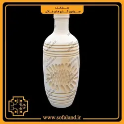 کوزه سفالی طرح بطری منقش سفالند