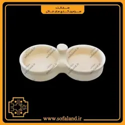 نمکدان دوخانه سفالی سفالند