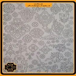 شابلون میناکاری طرح دوازده سفالند