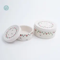 خرید بانکه سرامیکی طرح رز کد 9630 با بهترین قیمت - فروشگاه اینترنتی صنایع دستی سوغات رسان