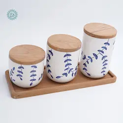 خرید ست جای ادویه سرامیکی طرح پیچک با بهترین قیمت - فروشگاه اینترنتی صنایع دستی سوغات رسان