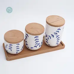 خرید ست جای ادویه سرامیکی طرح پیچک با بهترین قیمت - فروشگاه اینترنتی صنایع دستی سوغات رسان