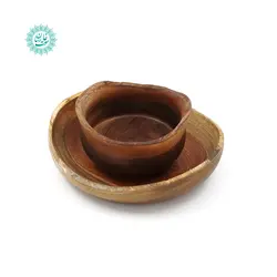 خرید ست شیرینی خوری و پیاله لبه پوستی با بهترین قیمت - سوغات رسان