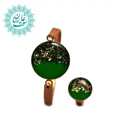 ست دستبند و انگشتر رزین