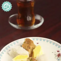 شیرینی چهار لوز زعفران قصر