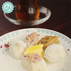 شیرینی چهار لوز قطاب قصر