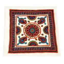 رومیزی پته دوزی چهاربته ترنج