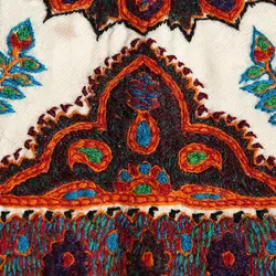 رومیزی پته دوزی چهاربته ترنج