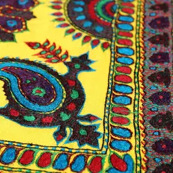رومیزی پته دوزی چهاربته ، ترنج