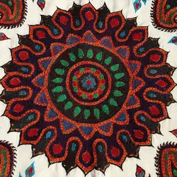 رومیزی پته دوزی چهاربته ، ترنج