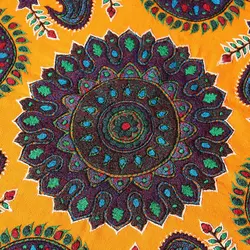 رومیزی پته دوزی چهاربته ، ترنج