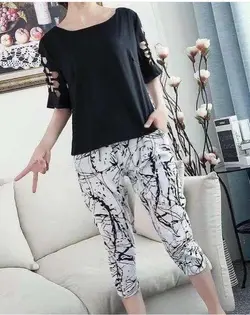 بلوز  شلوار ست مجلسی