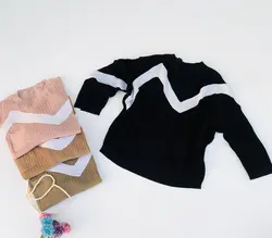 بلوز بافت مجلسی دو رنگ