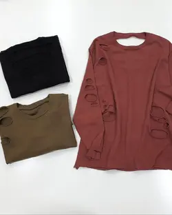 تيشرت زاپدار پاييزي آستین بلند