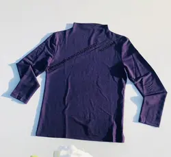 بلوز يقه سه سانت آستین بلند