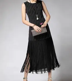 سارافون پاييزه طرح سرخپوستي راه راه