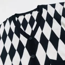 بلوز بافت طرح لوزی